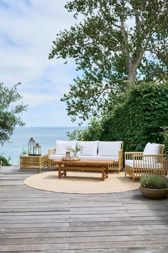 Julian Loungebord, 140x55 cm fra Sika-Design