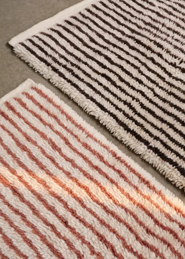 Kami Knotted Rug, coffee fra Ferm Living