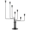 Karlsvognen Table Lysestage, sort fra Piet Hein
