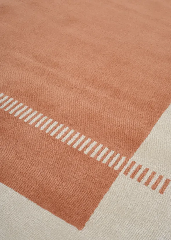 Kimex gulvtæppe, Orange fra Linie Design