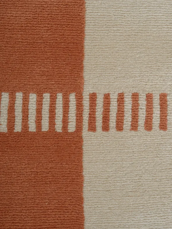 Kimex gulvtæppe, Orange fra Linie Design