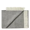 La Paz Plaid, dark grey fra Silkeborg Uldspinderi