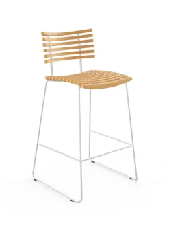Leopard barstol, rustfrit stel fra Naver Collection