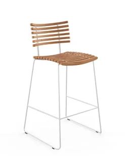 Leopard barstol, rustfrit stel fra Naver Collection