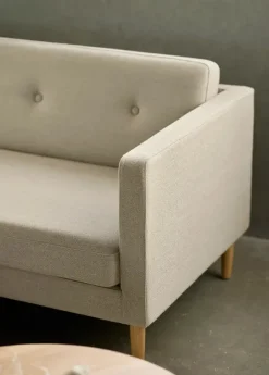 L42 Firhøj Hjørnesofa 4-Personers, beige fra FDB Møbler