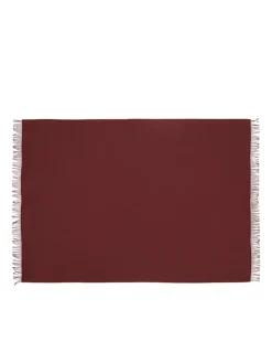 Lima Plaid, beetroot fra Silkeborg Uldspinderi