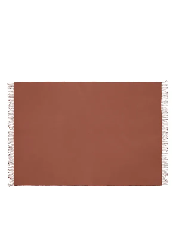 Lima Plaid, rosewood fra Silkeborg Uldspinderi