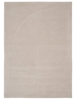 Lineal Poem Tæppe, Beige fra Linie Design