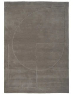 Lineal Poem Tæppe, Grey fra Linie Design