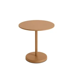 Linear Steel cafébord Ø70 cm, H73 cm fra Muuto