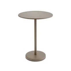 Linear Steel cafébord Ø70 cm, H95 cm fra Muuto