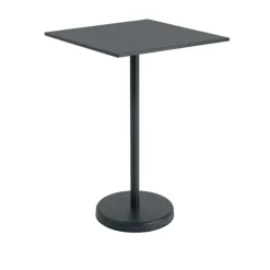 Linear Steel cafébord 70x70cm, H105 cm fra Muuto