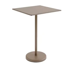 Linear Steel cafébord 70x70cm, H105 cm fra Muuto