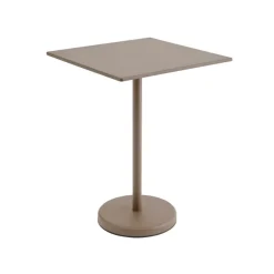 Linear Steel cafébord 70x70cm, H95 cm fra Muuto