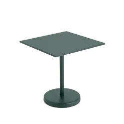 Linear Steel cafébord 70x70cm, H73 cm fra Muuto