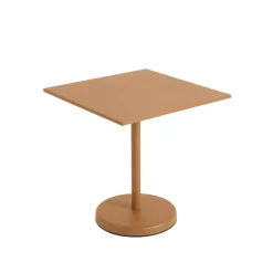 Linear Steel cafébord 70x70cm, H73 cm fra Muuto
