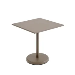 Linear Steel cafébord 70x70cm, H73 cm fra Muuto