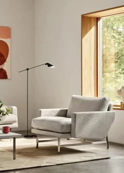 Lissoni PL111 Lounge Chair, Clay 012 fra Fritz Hansen
