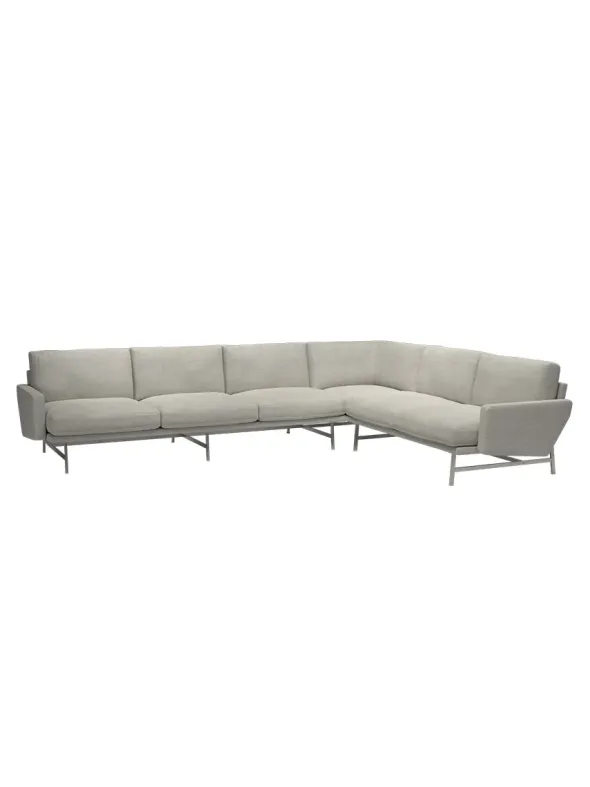 Lissoni PL117S Hjørnesofa, Clay 012 fra Fritz Hansen