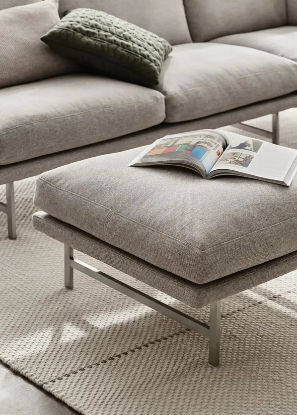 Lissoni PL110S Pouf, Clay 012 fra Fritz Hansen