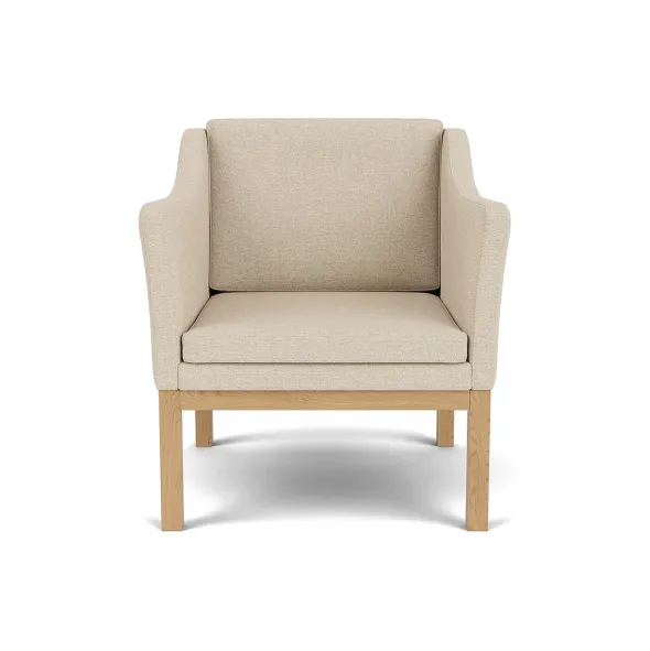 L46 MK155 lænestol, beige tekstil af Mogens Koch