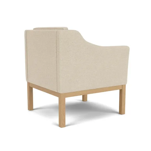 L46 MK155 lænestol, beige tekstil af Mogens Koch