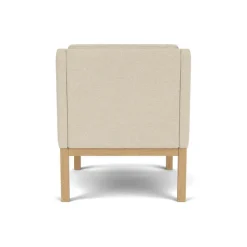L46 MK155 lænestol, beige tekstil af Mogens Koch