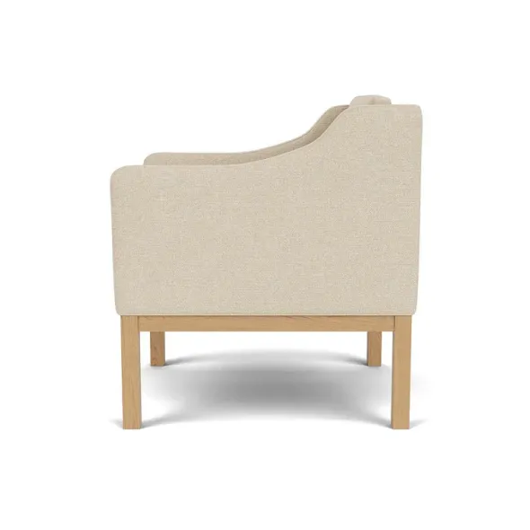 L46 MK155 lænestol, beige tekstil af Mogens Koch