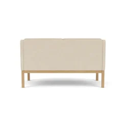 L45 MK154 2 pers. sofa, beige tekstil af Mogens Koch