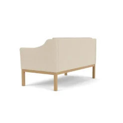 L45 MK154 2 pers. sofa, beige tekstil af Mogens Koch