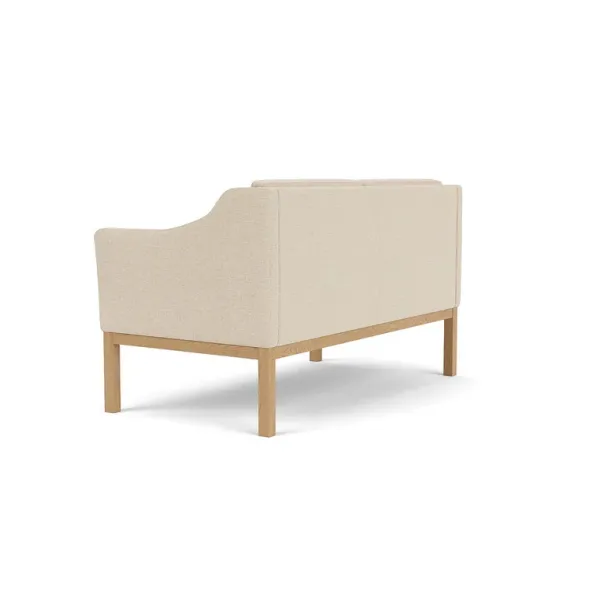 L45 MK154 2 pers. sofa, beige tekstil af Mogens Koch