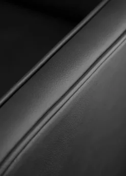 L43 MK46 Sofa, sort læder af Mogens Koch