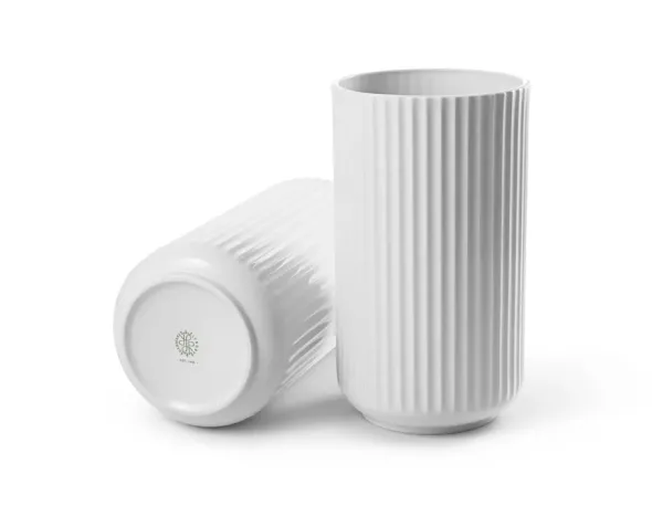 Lyngbyvasen i hvid fra Lyngby Porcelæn