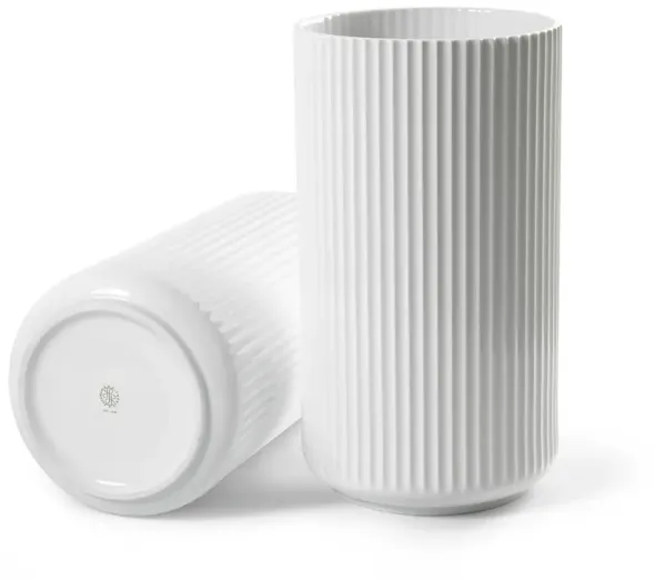 Lyngbyvasen i hvid fra Lyngby Porcelæn