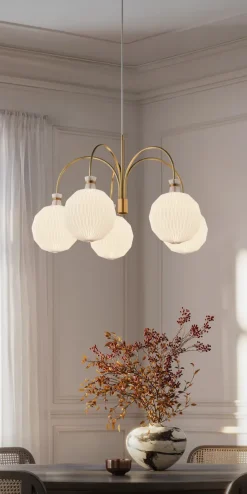 Lysekrone, KK LEGACY 101 small, brass fra Le Klint