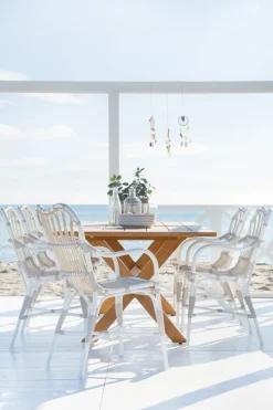 Margret Udendørs Spisestol, Dove White fra Sika-Design