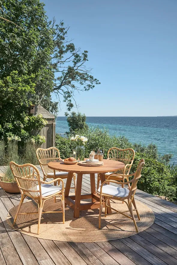 Margret Udendørs Spisestol, Natural fra Sika-Design