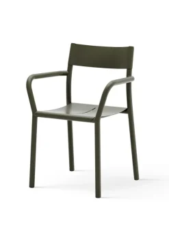 May havestol m. armlæn, dark green fra New Works
