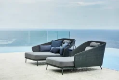Mega Daybed, venstre, inkl. hyndesæt fra Cane-line