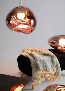 Melt Pendant Copper, 50 cm fra Tom Dixon