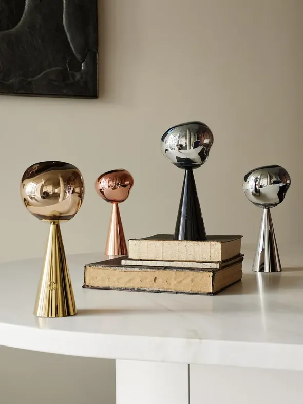 Melt Portable Bordlampe, black fra Tom Dixon