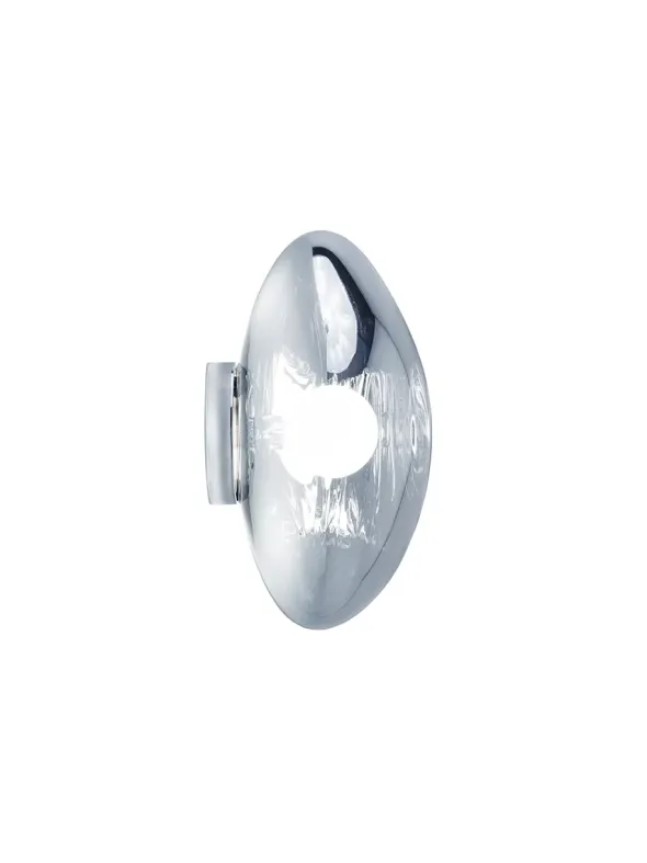 Melt Surface Væglampe, chrome fra Tom Dixon
