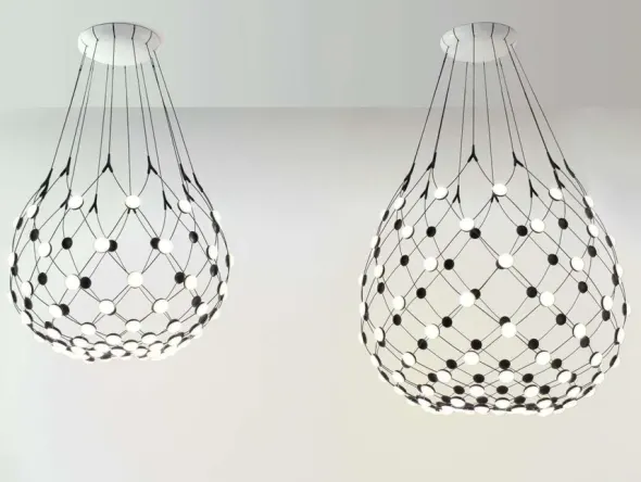Mesh LED Pendel, Ø55 fra Luceplan