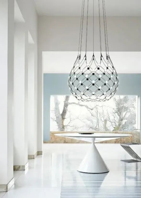 Mesh LED pendel Ø80 fra Luceplan