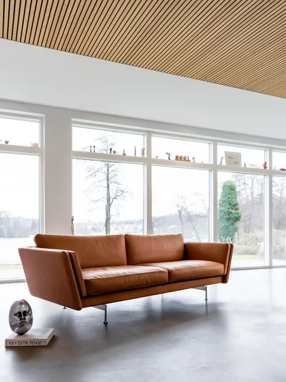MH GRASP Sofa, gefion læder fra Mogens Hansen