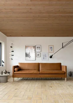 MH2614/MH2615 sofa, Frej læder fra Mogens Hansen