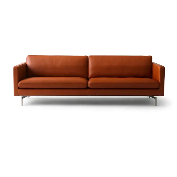 MH276 4 pers. sofa i Baltique anilinlæder fra Mogens Hansen