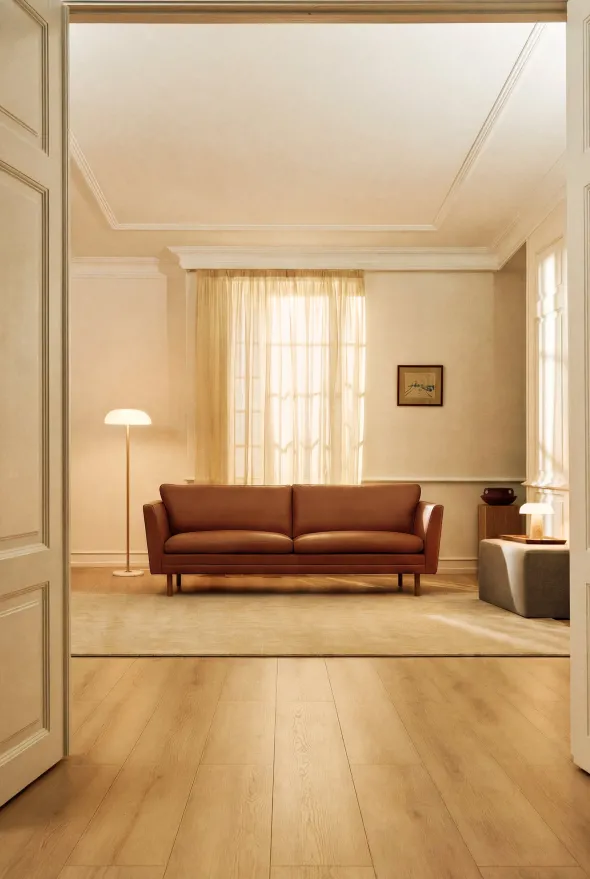 MH2301 Sofa, gefion læder fra Mogens Hansen