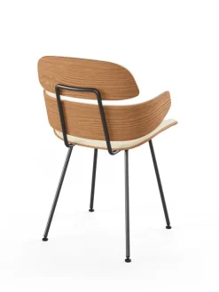 Midas armstol, creme læder fra Naver Collection