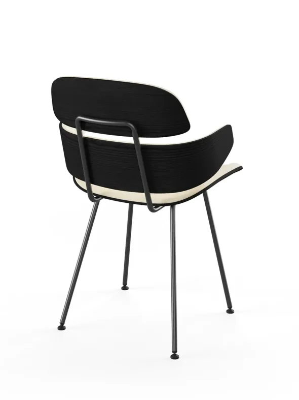 Midas armstol, creme læder fra Naver Collection